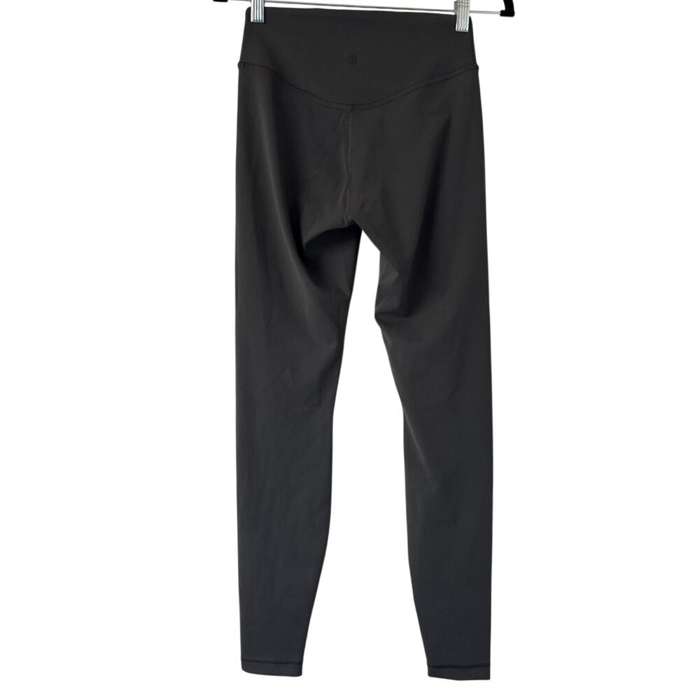 Lululemon Wunder Under SmoothCover High-Rise Tight 28” Graphite Grey Sz 6 - Picture 4 of 11